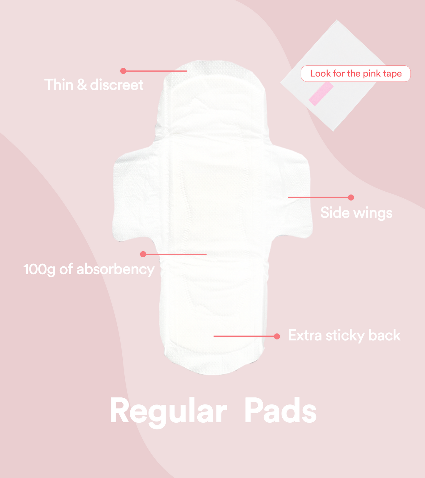 Regular Pads Value Packs - 1, 2 & 3 Cycle