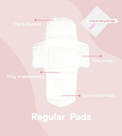 80-Pack Cotton Regular Pads