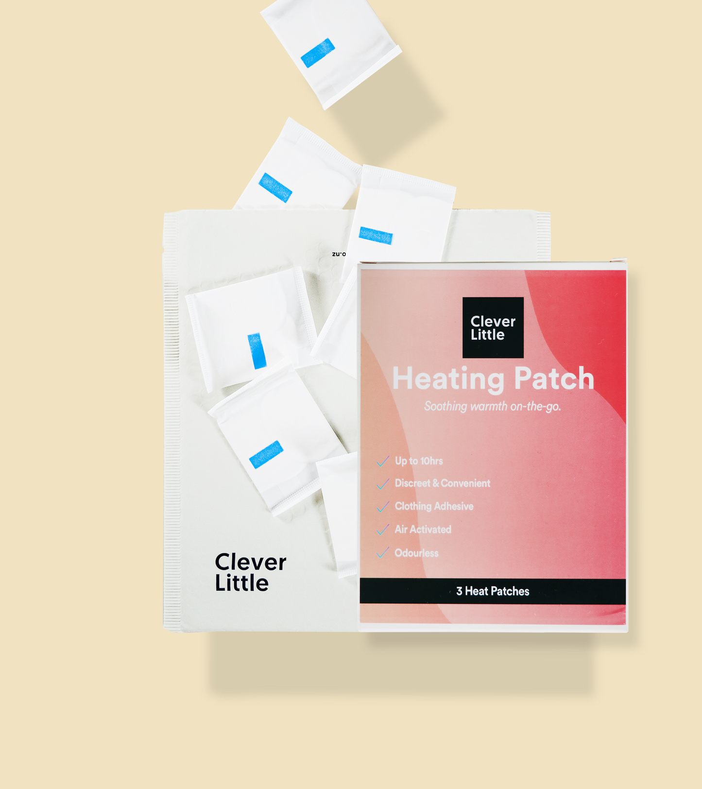 Period Essentials Bundle: 40 Refill Liners & Heating Patches